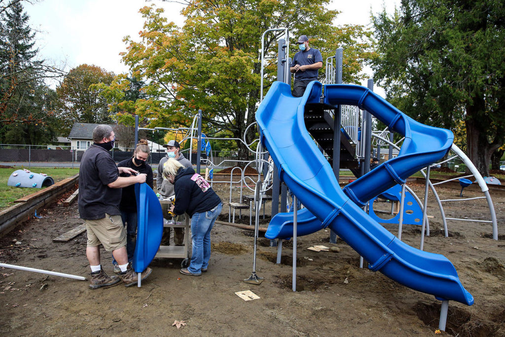 In Gold Bar, it takes a village to build a playground