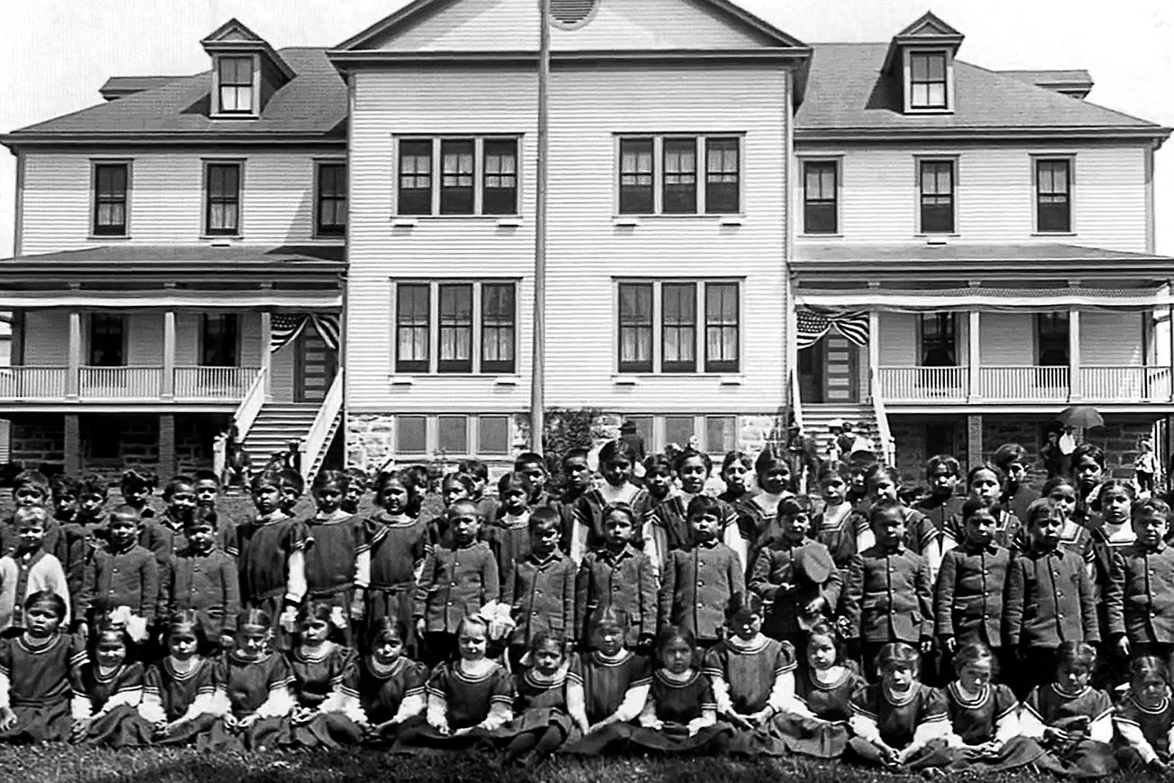 Children at Tulalip Indian School.