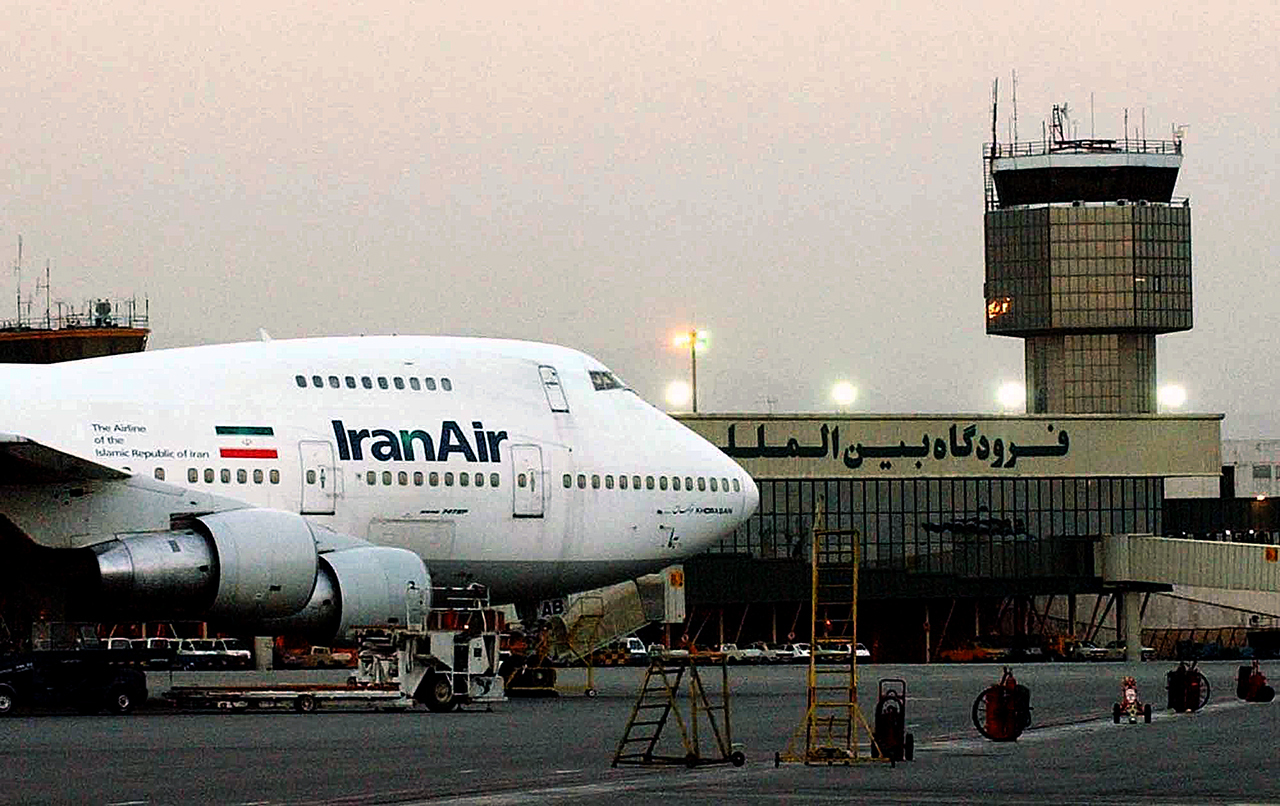 A Boeing 747 of Iran’s national airline is seen at Mehrabad International Airport in Tehran in 2003. (AP Photo/Hasan Sarbakhshian)