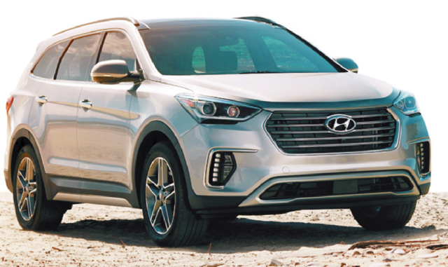 2017 Santa Fe Sport: fresh interior design, safety technology