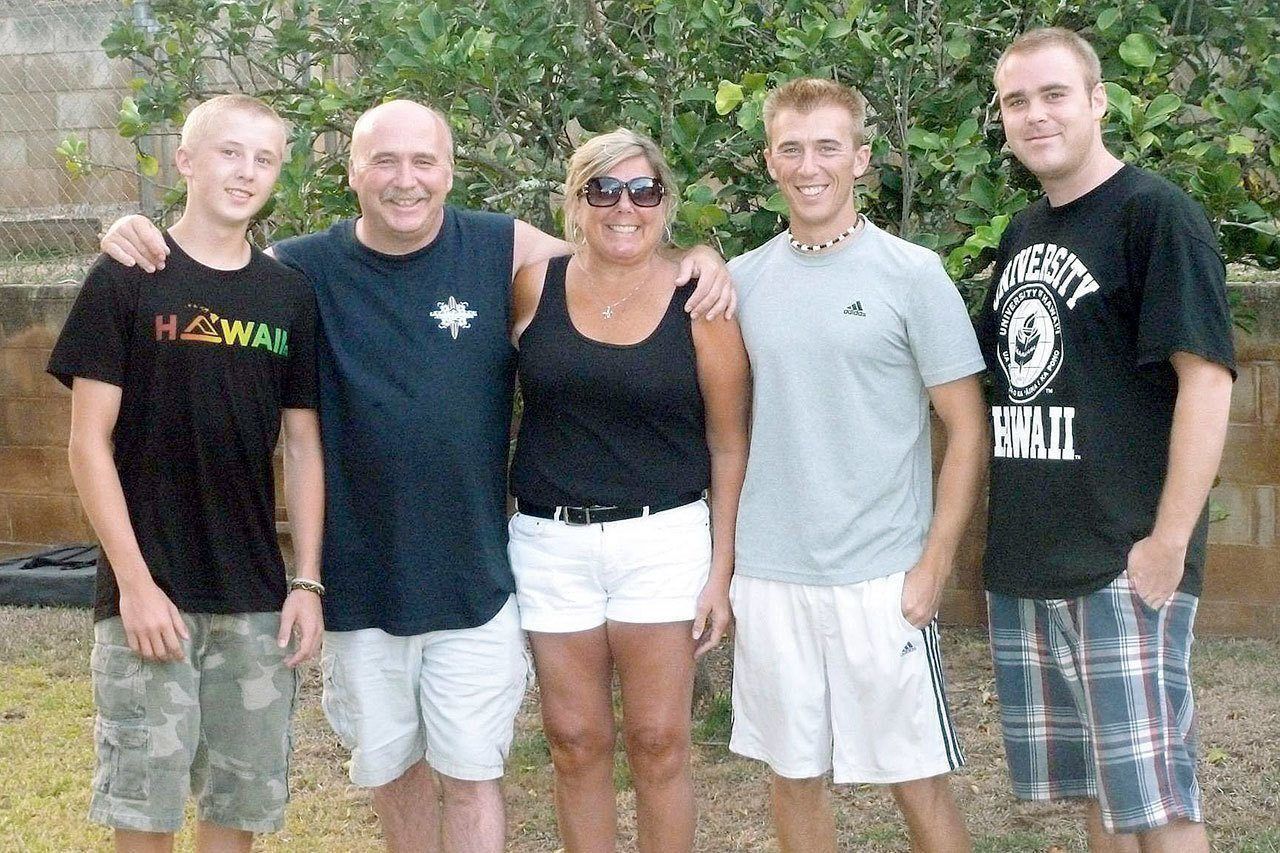 Bradley, Alan, Deanna, Nathaniel and Zachary Hogue. (Hogue family)