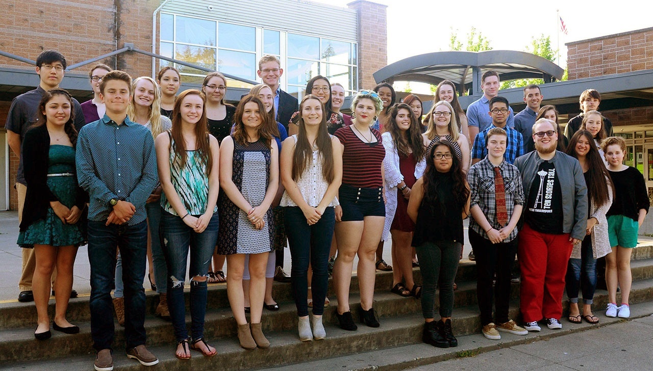 The Edmonds School District CTE Leadership and Achievement Awards banquet on June 6 honored juniors and seniors in career and technical education programs. (Contributed photo)