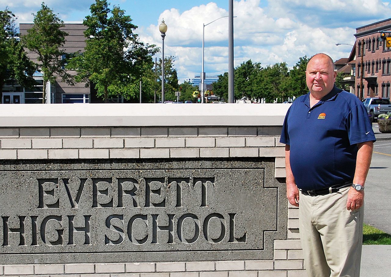 Roger Haug retired last week after 43 years coaching and teaching in the Everett School District, most of that time at Everett High School.