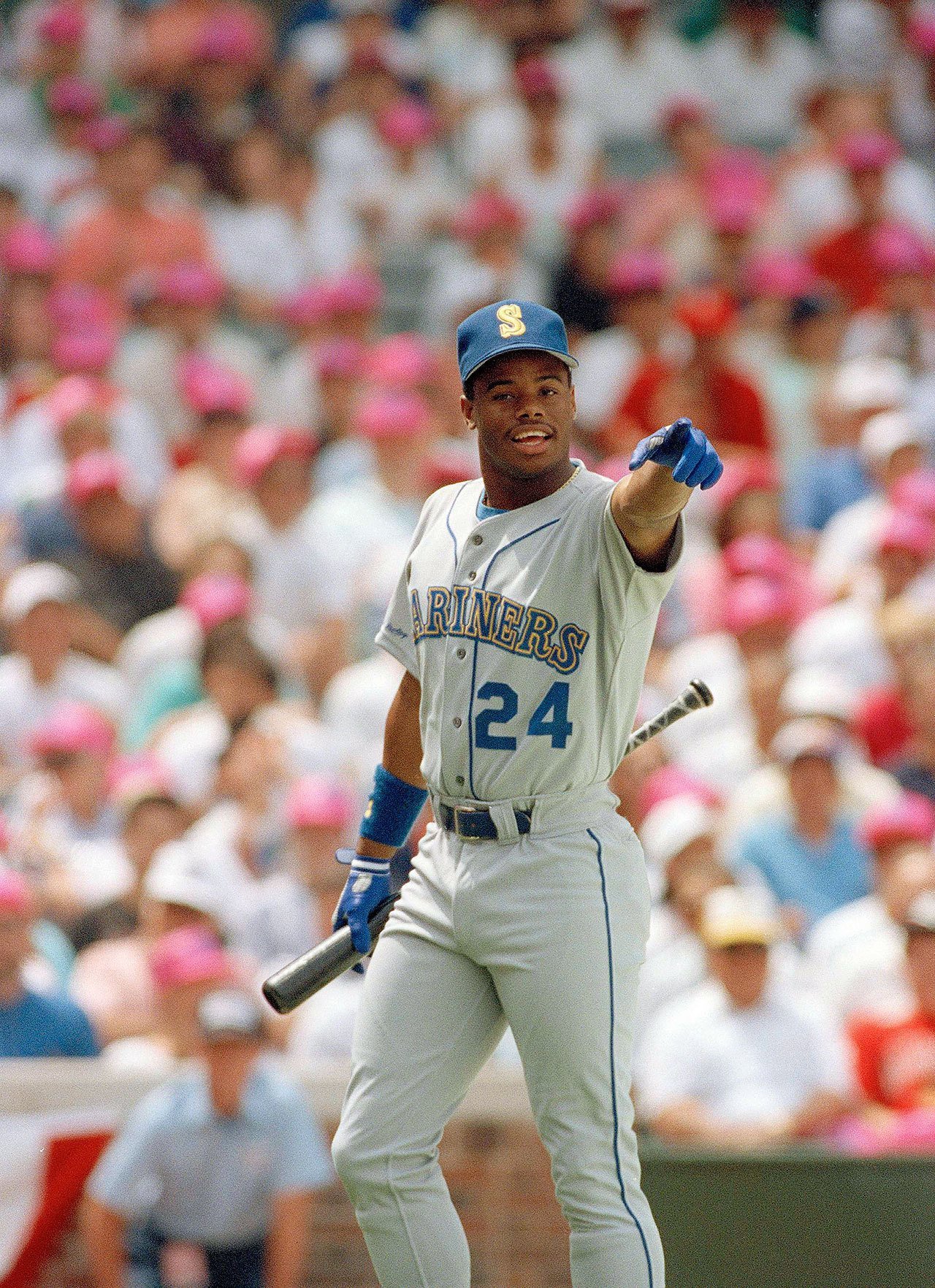 Ken Griffey Jr. at the All-Star game at Wrigley Field in Chicago on July 9, 1990. (Associated Press)