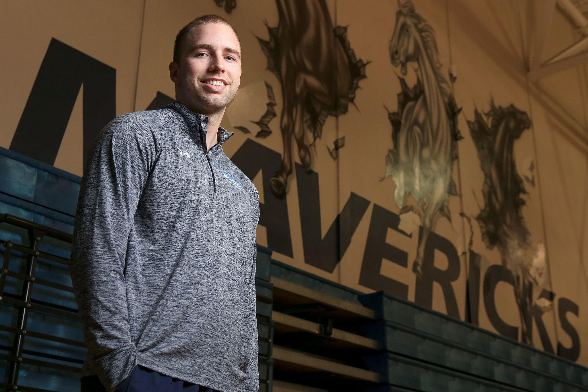 Meadowdale boys basketball coach Roger O’Neill created a website that tracks almost every game in the program’s 53-year history. (Kevin Clark / The Herald)