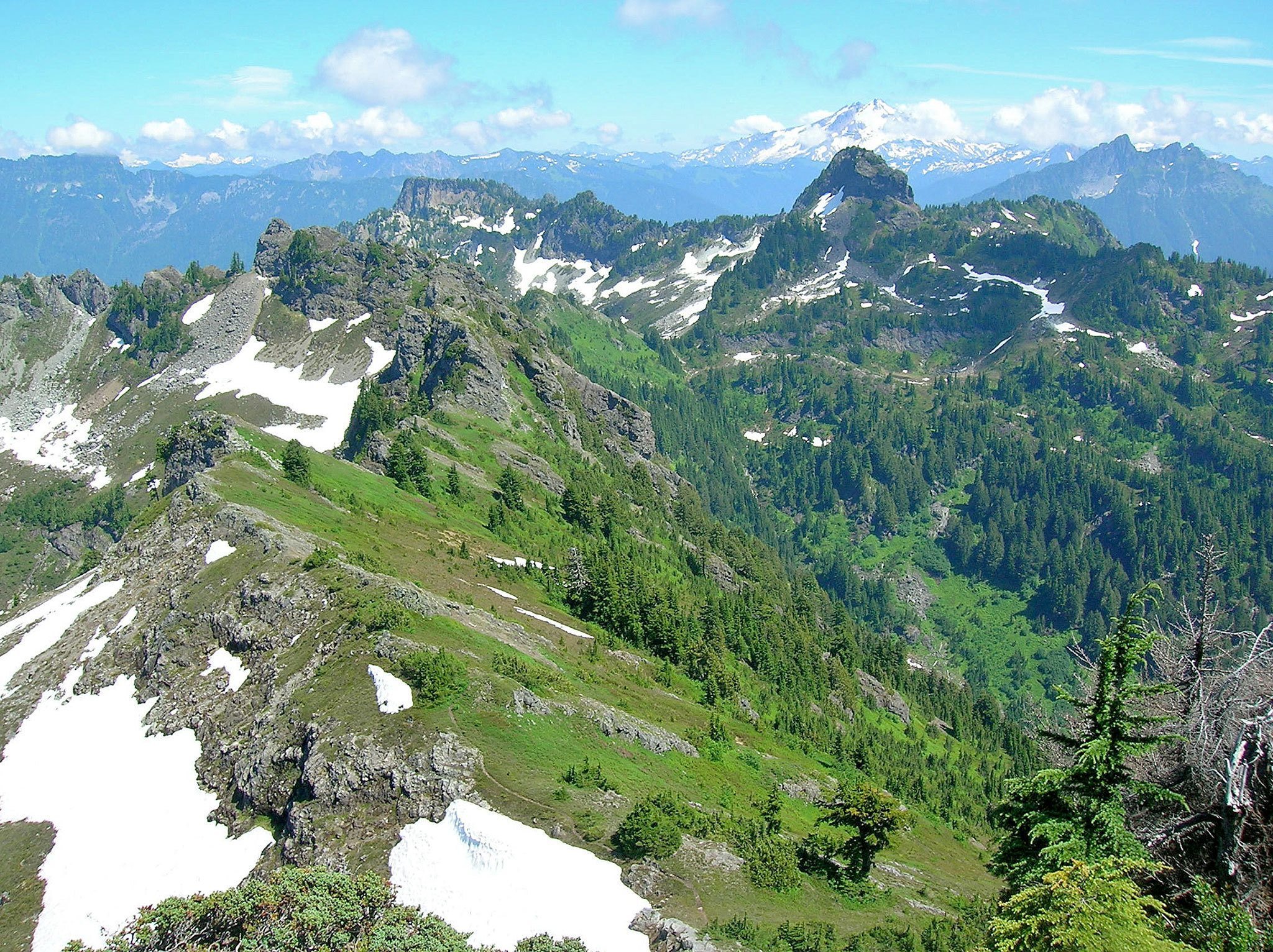 Mount Dickerman off of the Mountain Loop Highway is one of the hikes featured in “100 Classic Hikes: Washington” by Craig Romano. (Mountaineers Books)