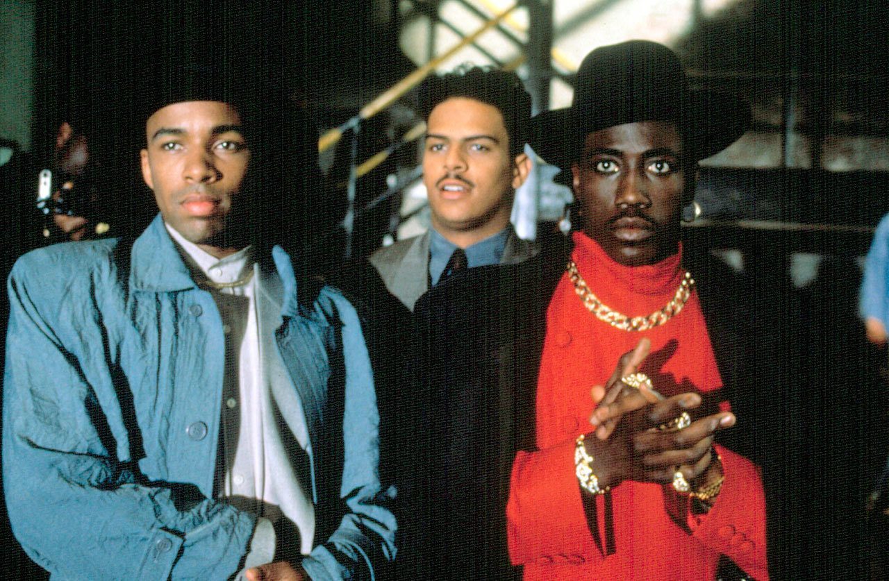 Allen Payne, left, Christopher Williams and Wesley Snipes in “New Jack City.” (Warner Bros, Courtesy Everett Collection)