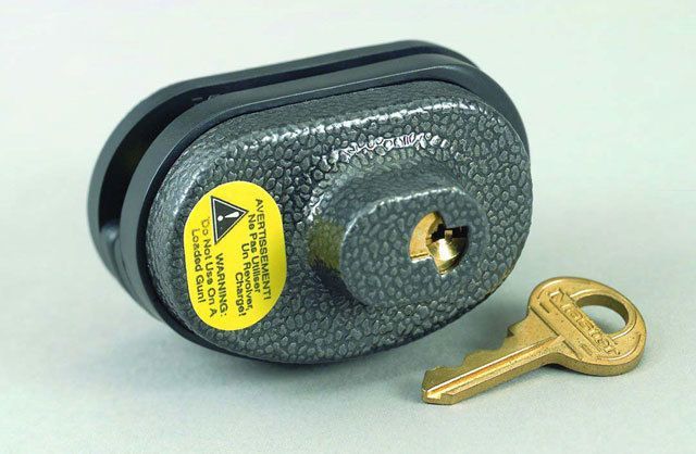 Trigger locks will be given away at Cabela’s on Saturday. (Photo: Consumer Product Safety Commission)