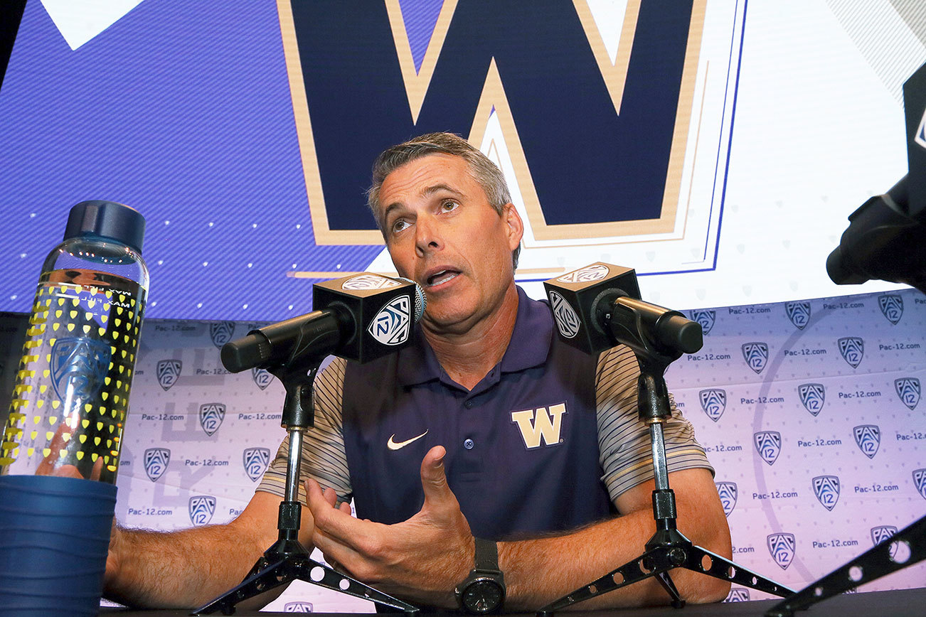 Huskies coach talks more than just football with his players