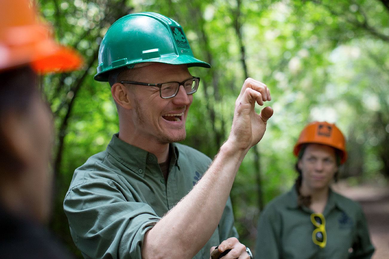 Hard-of-hearing teen crew completes work on Whidbey trail