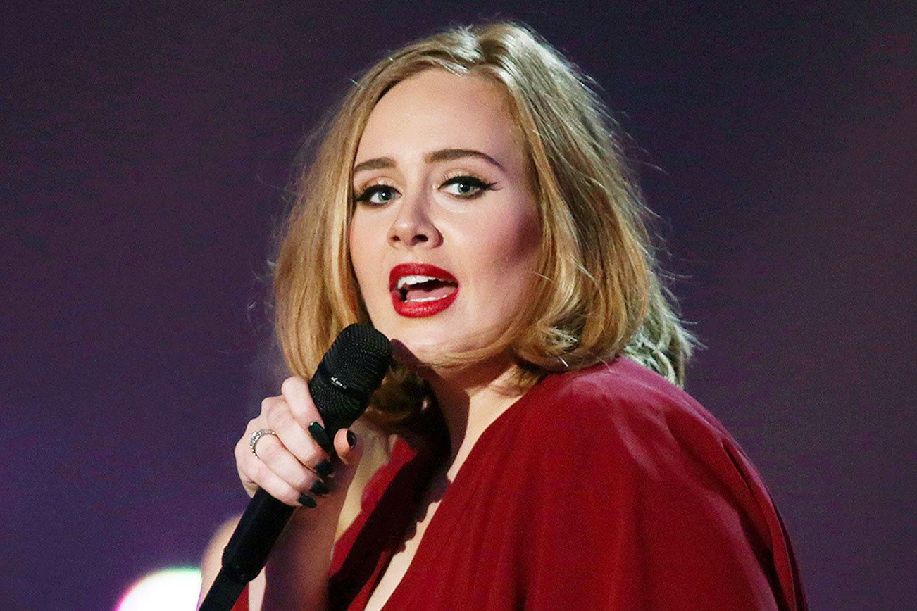 Pop star Adele leads a parade of top music acts