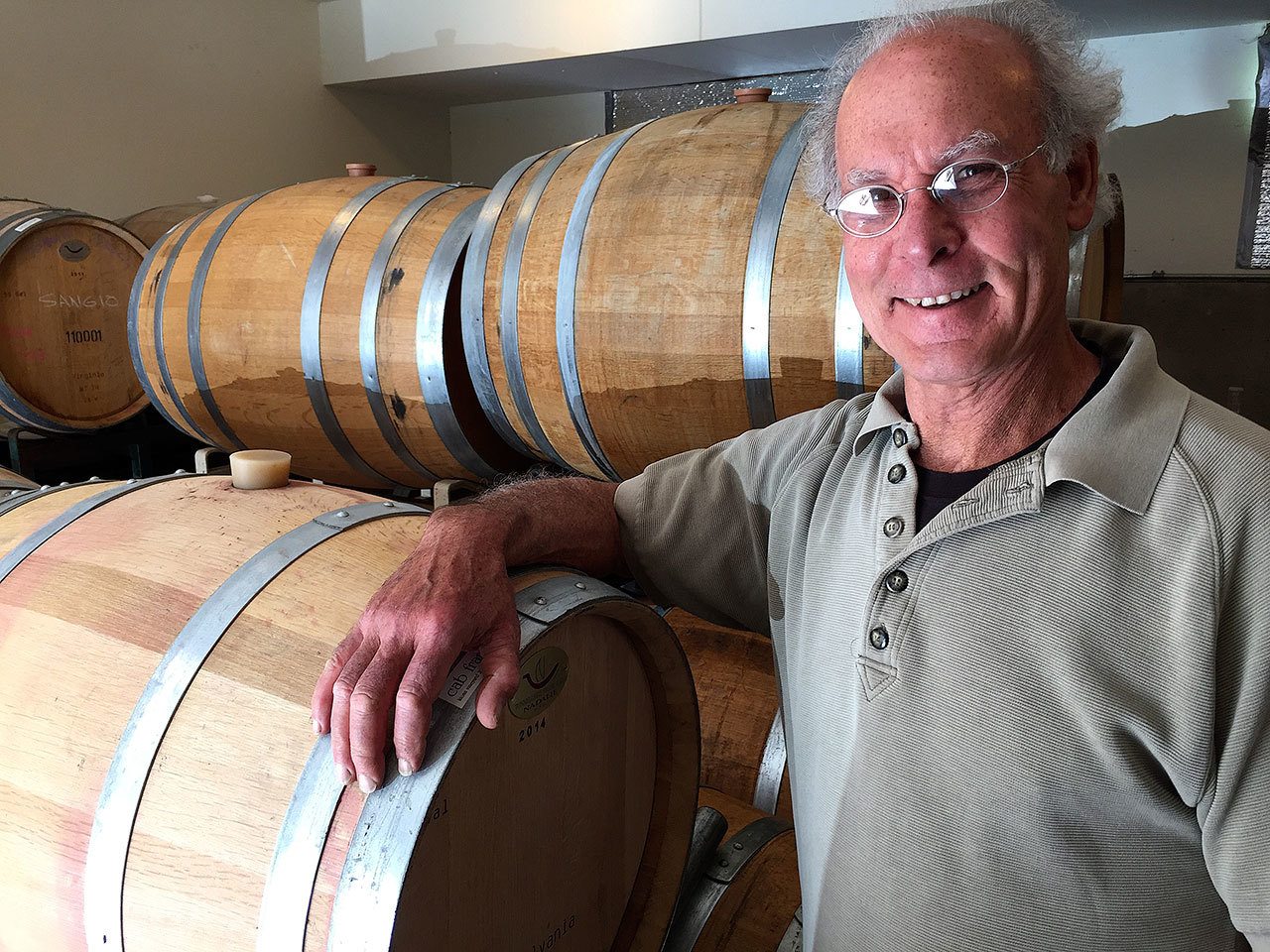 Paul Bianchi is the owner and winemaker at Amelia Wynn Winery in Bainbridge Island, Wash. He produces a delicious and award-winning Cabernet Sauvignon using Walla Walla Valley grapes. (Andy Perdue / Great Northwest Wine)