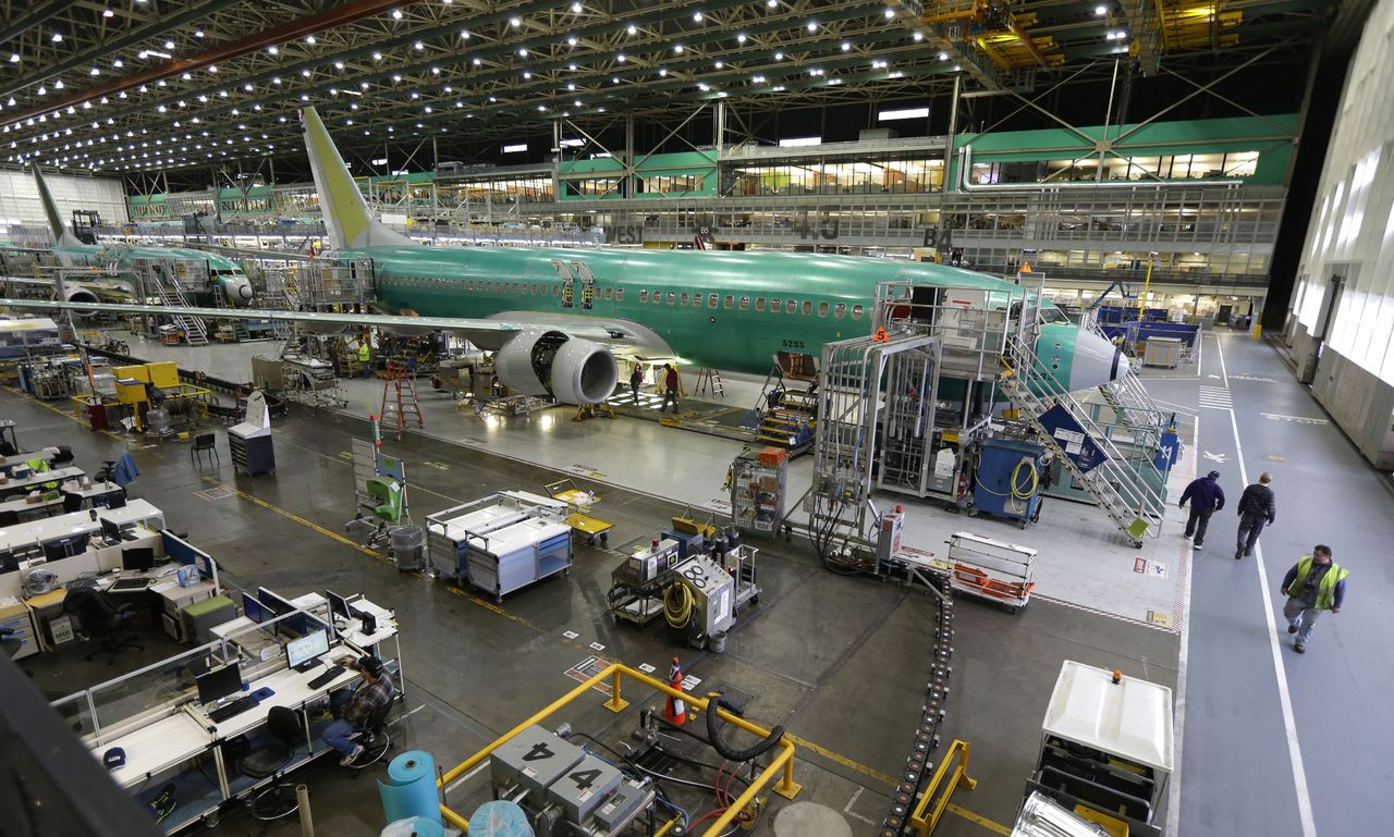 Resultado de imagen para Boeing 737 assembly line