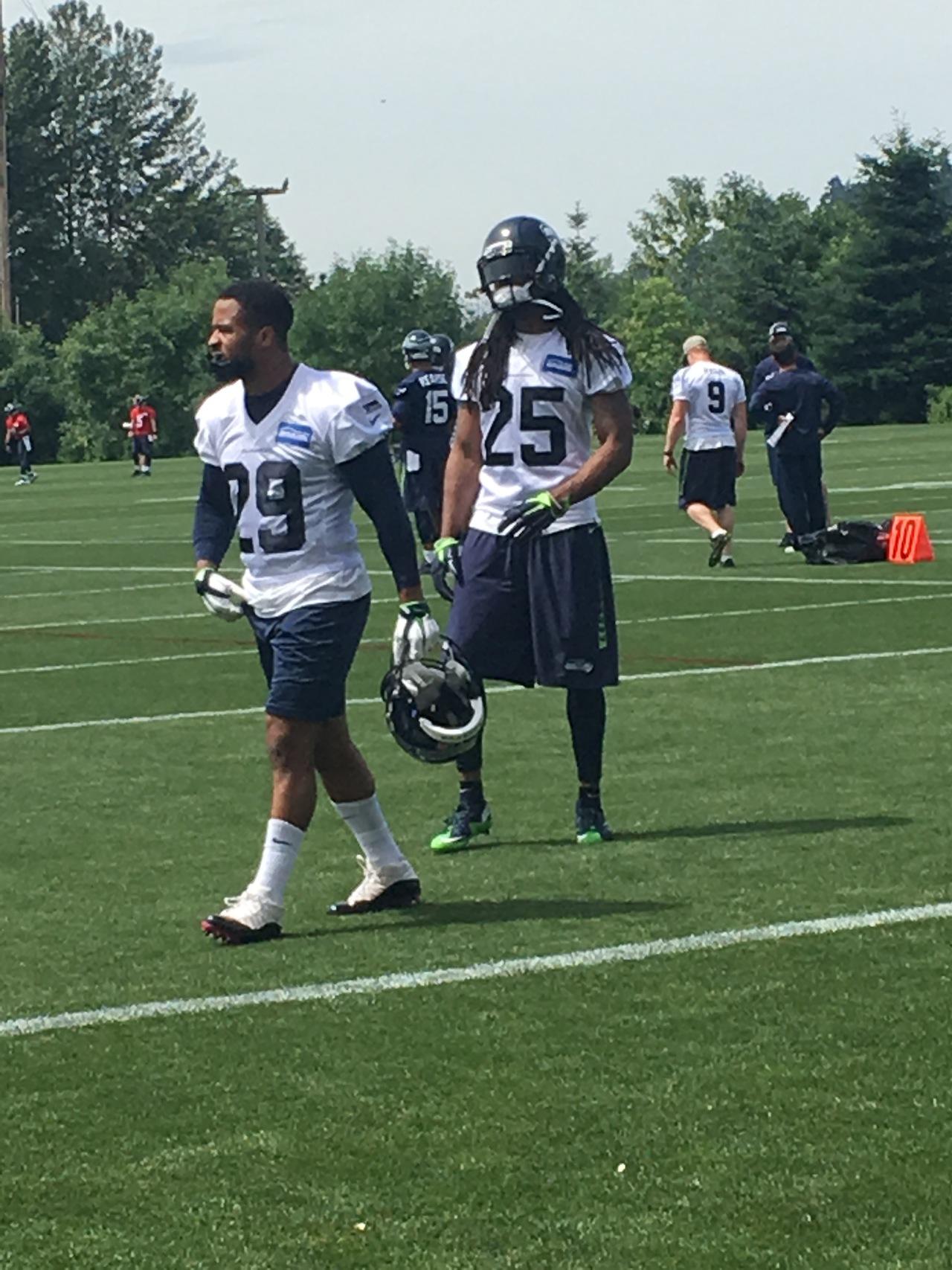 Seahawks secondary stars Earl Thomas and Richard Sherman are fully able to participate in OTAs this year.