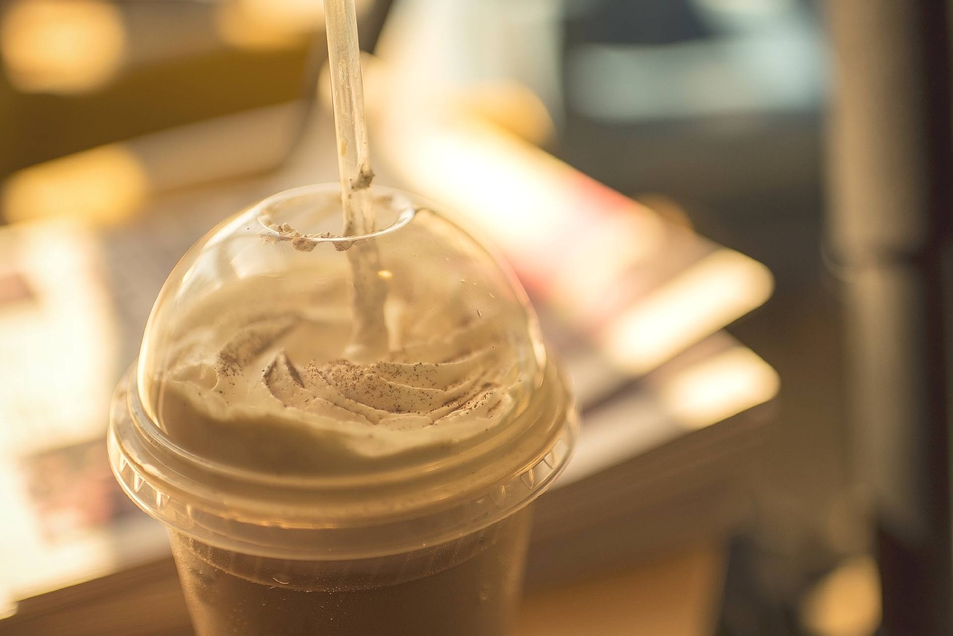The calories in a fancy blended coffee can add up quickly.