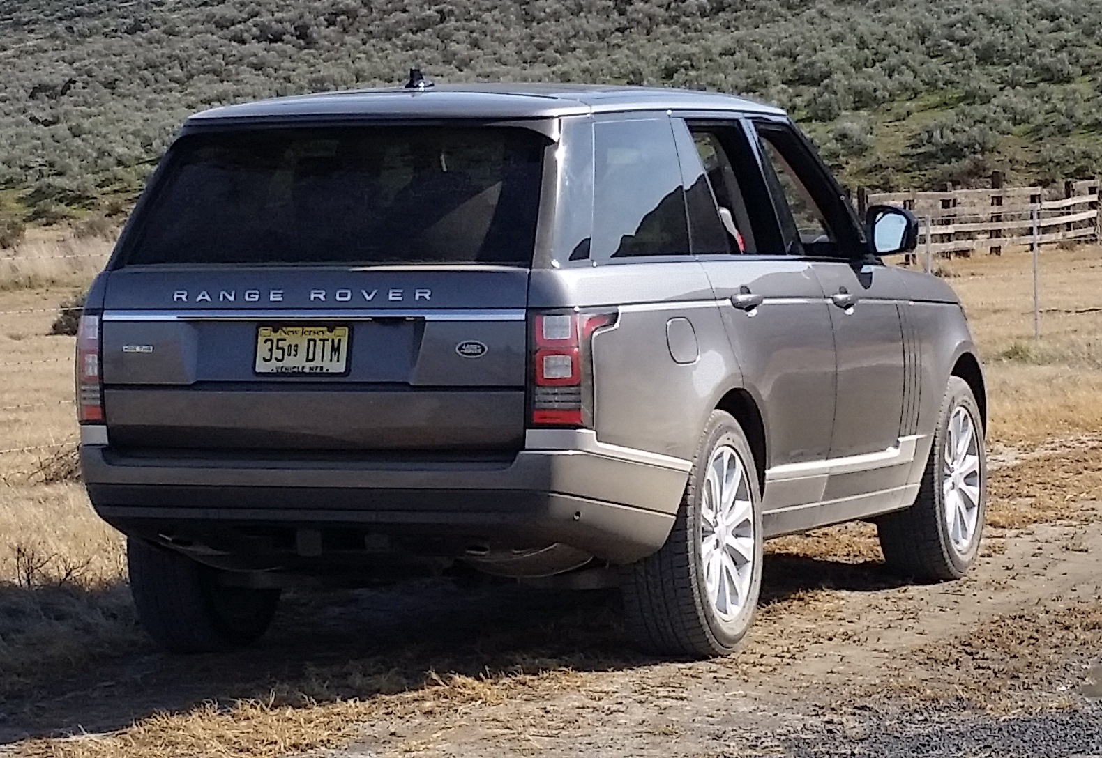 The 2016 Land Rover Range Rover HSE Td6 in Eastern Washington, near Othello.