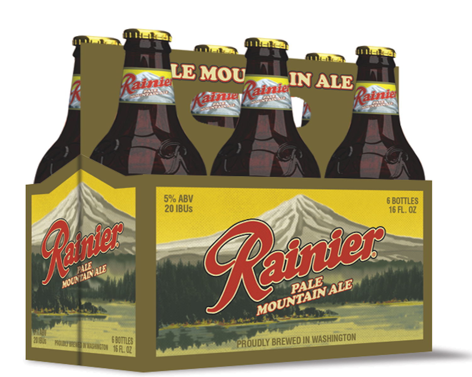 Rainier Pale Mountain Ale is brewed in Woodinville.