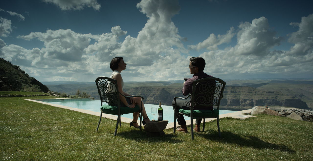A scene shot at Cave B Winery at the gorge in the movie “Paralytic,” which was written and directed by Lynnwood native Joey Johnson. The movie will be shown at the Seattle International Film Festival.