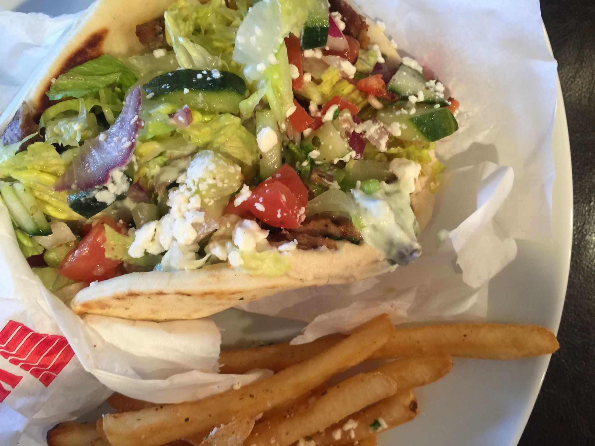 Gyro and Greek fries at Gyro Stop in Mukilteo are worth a stop.