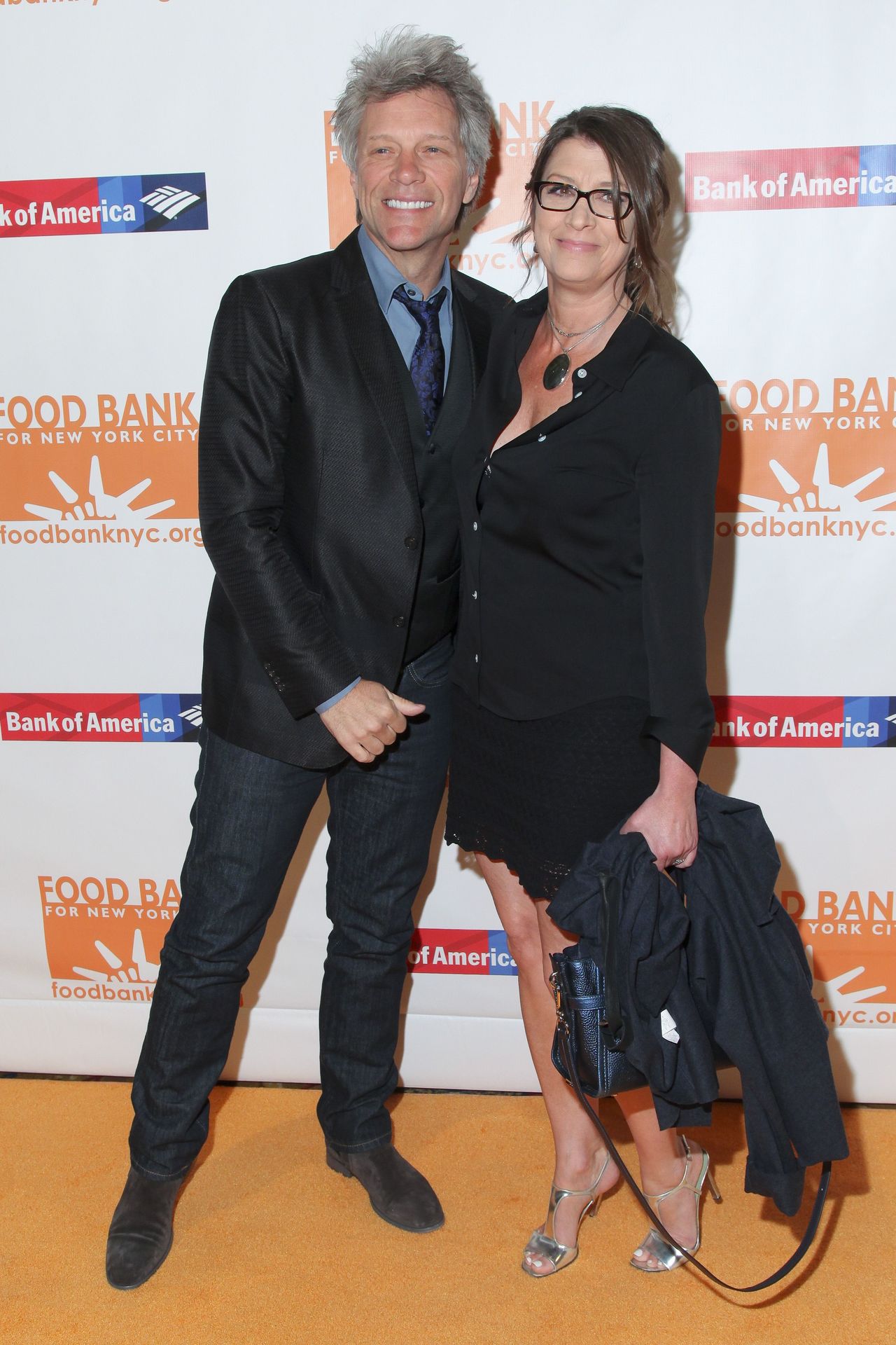 Jon Bon Jovi and his wife, Dorothea Hurley, attend the Food Bank for New York City Can-Do Awards Dinner at Cipriani Wall Street in New York on April 20.