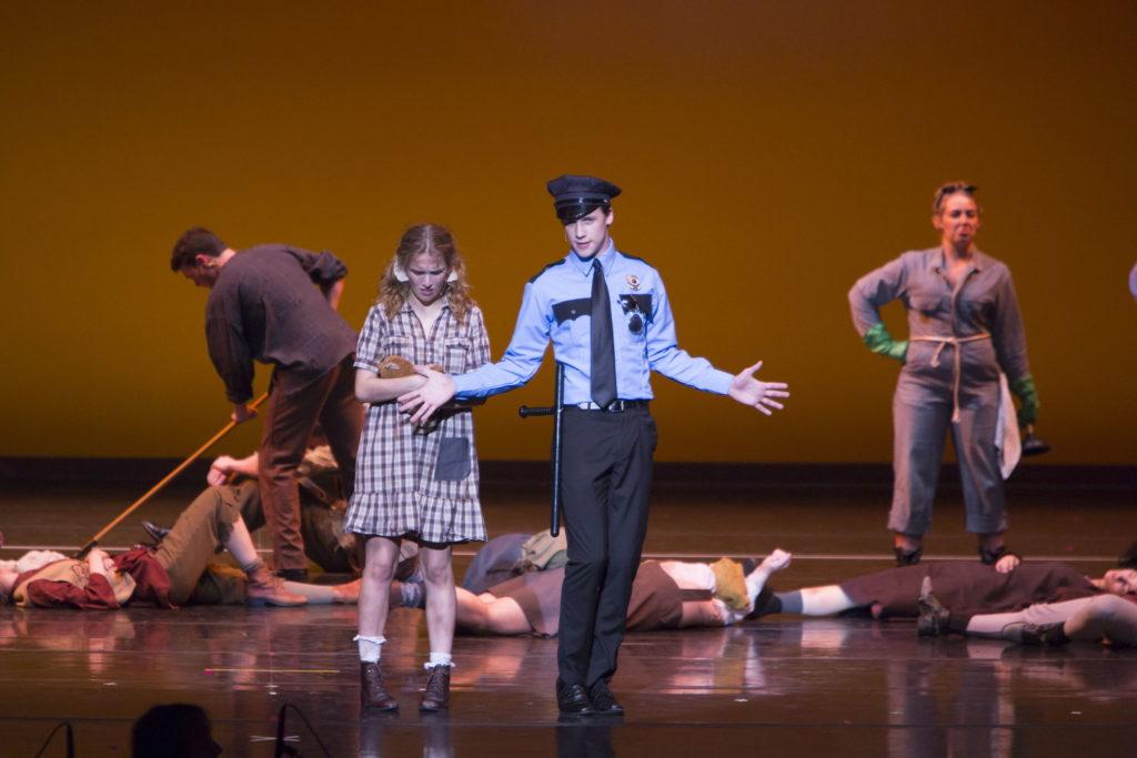 The Edmonds Heights cast of the musical “Urinetown” performs June 6 at McCaw Hall.
