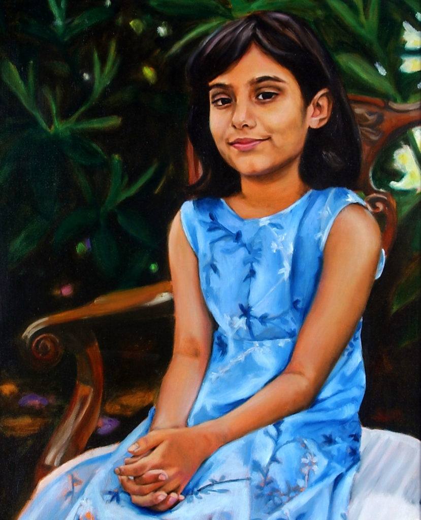 "Miss Carmen" by Janci Mannington is displayed through July at the Edmonds Library.
