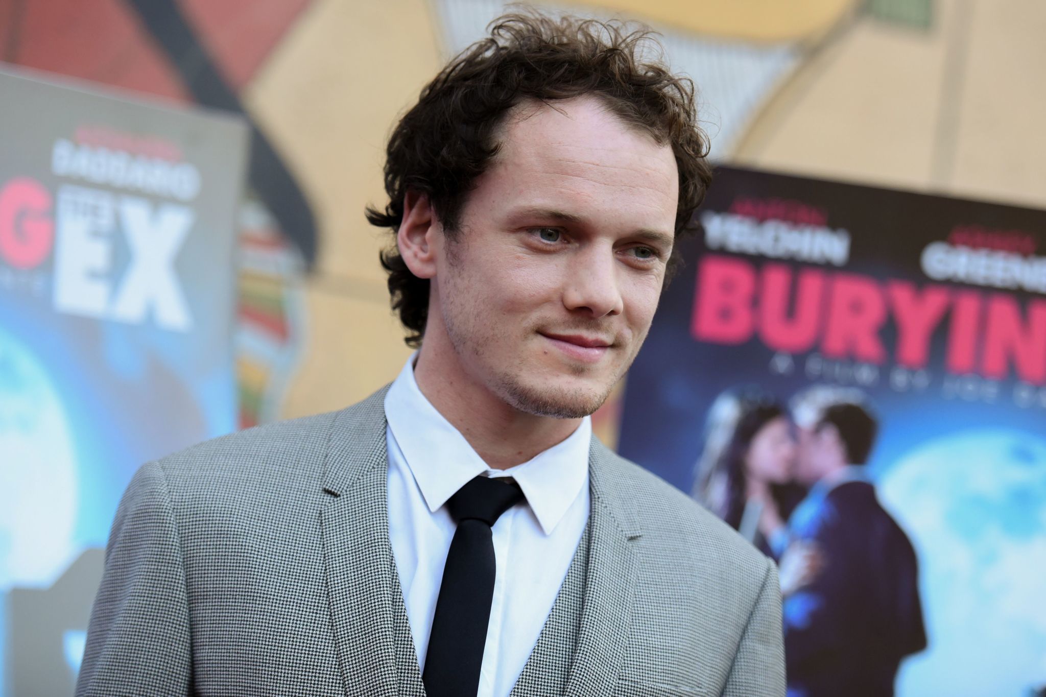 Anton Yelchin arrives at a special screening of “Burying the Ex” at Grauman’s Egyptian Theatre in Los Angeles in 2015.