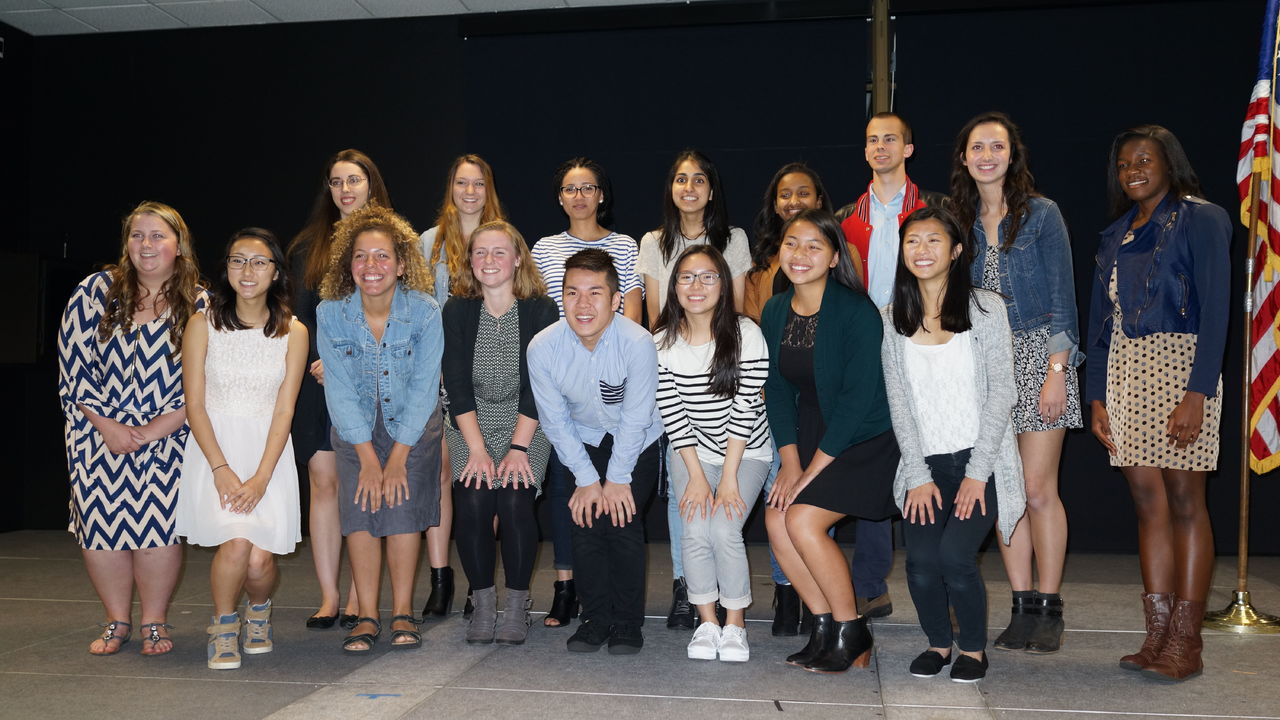 The Rotary Club of Lynnwood presented scholarships totaling $77,500 on May 26 to graduating seniors from Edmonds-Woodway, Lynnwood, Meadowdale and Mountlake Terrace high schools, as well as a local student continuing her studies at the University of Washington.