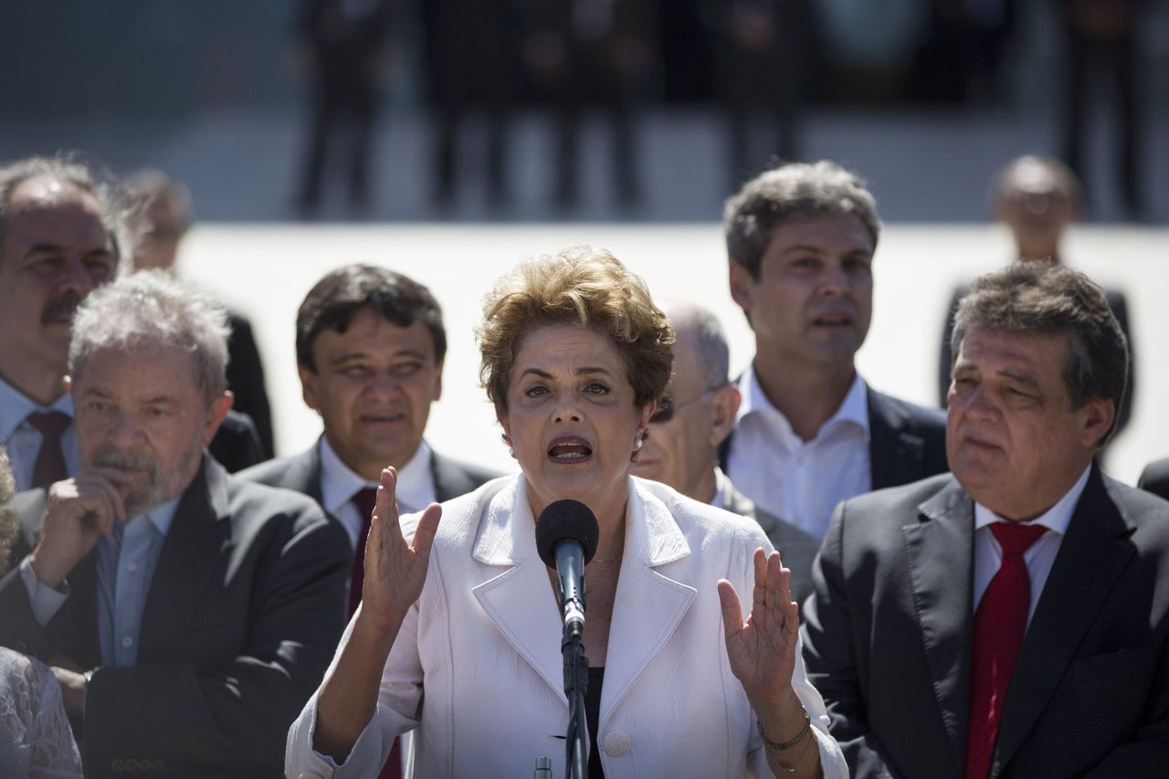 Brazil’s ousted president, Dilma Rousseff.