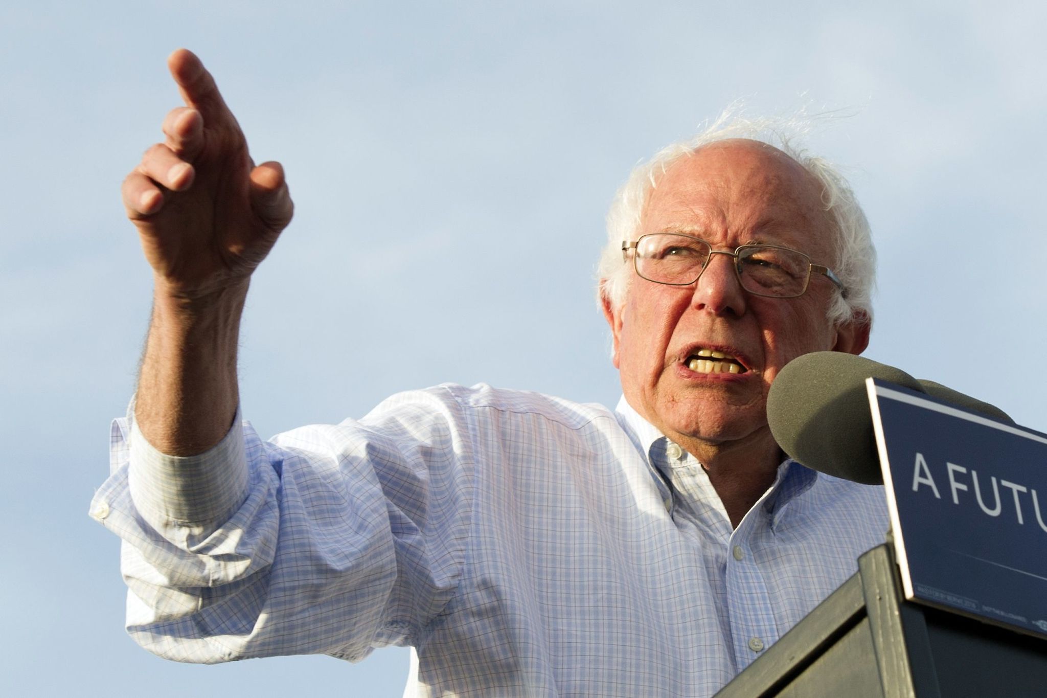 Democratic presidential candidate Sen. Bernie Sanders, I-Vt., speaks at a rally in Washington on June 9. Sanders’ “Medicare for all” plan seems even less likely now that he’s all but out of the race for the Democratic presidential nomination, but there’s a way that he and Hillary Clinton could still find common ground on government-sponsored health care.
