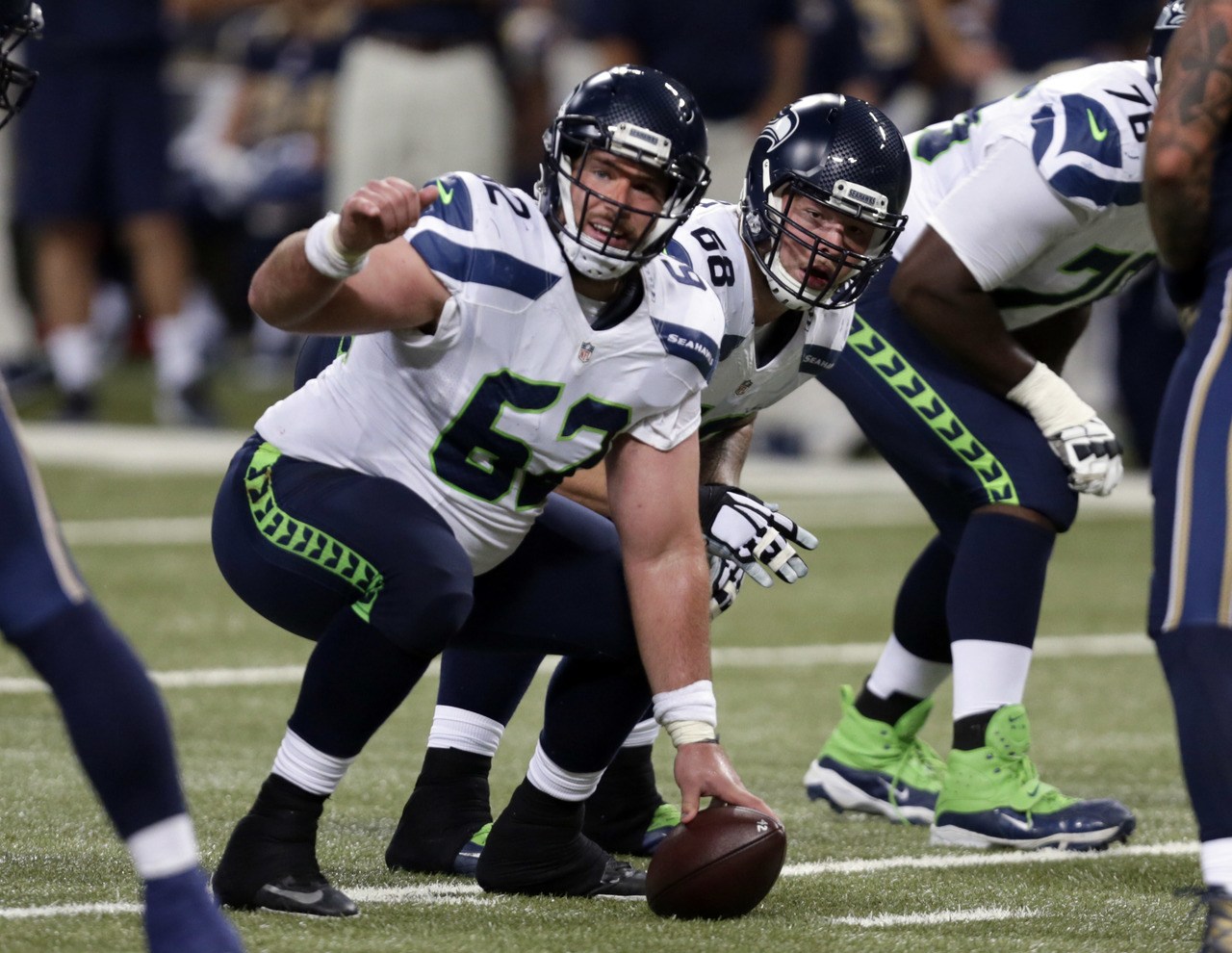 Center Drew Nowak, who started seven of the Seahawks’ first eight games last season, was waived last December, signed to Seattle’s practice squad, then signed to a futures contract in January.
