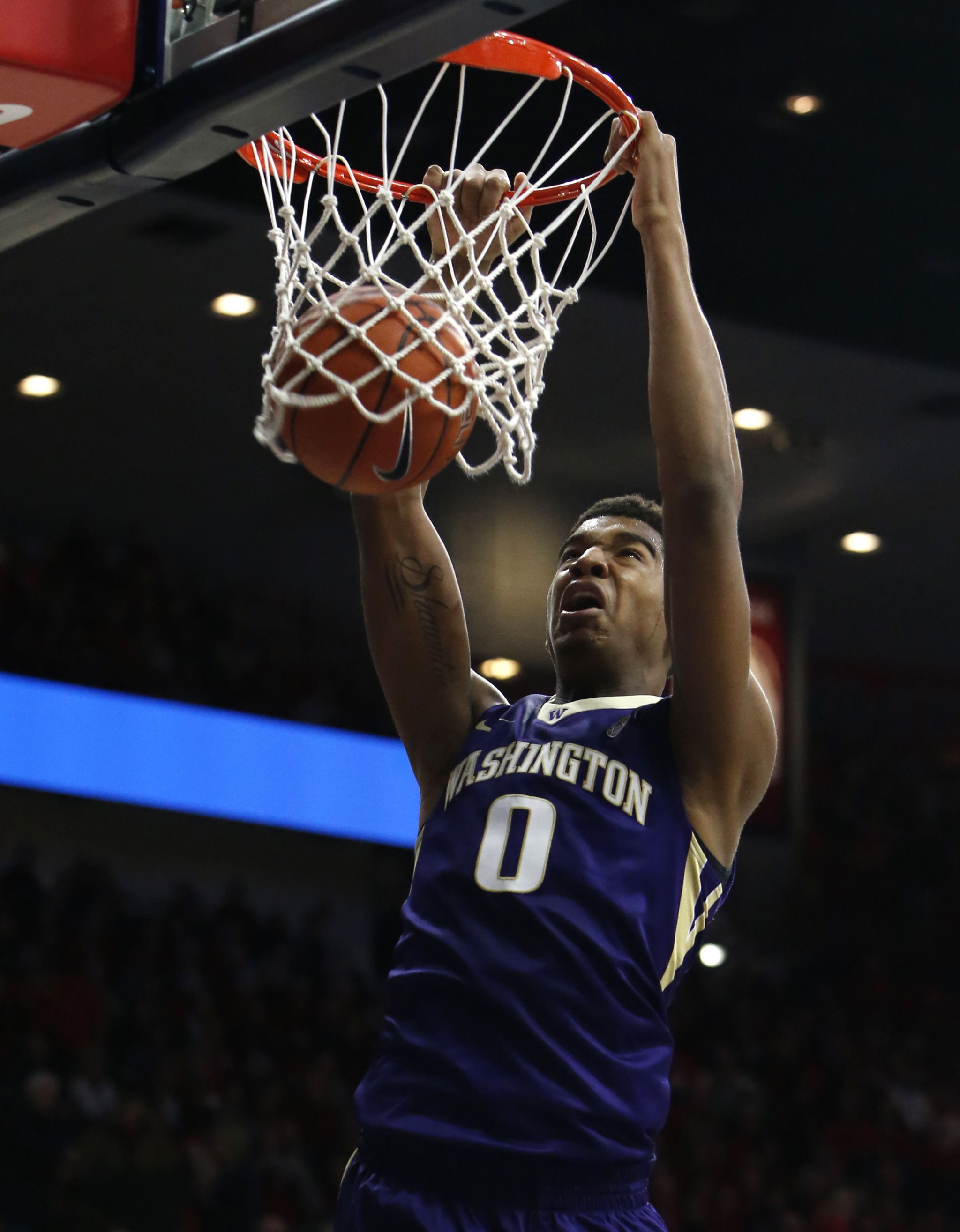 Washington forward Marquese Chriss is expected to be among the top 10 picks in today’s NBA draft.