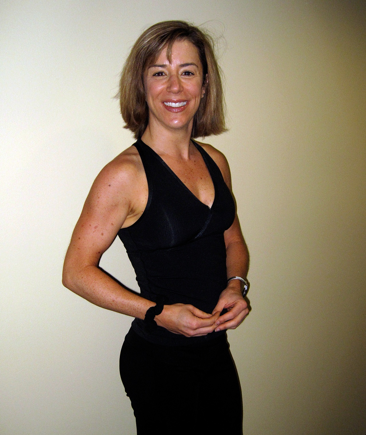 Trainer and fitness expert Catherine Bongiorno at a size two.