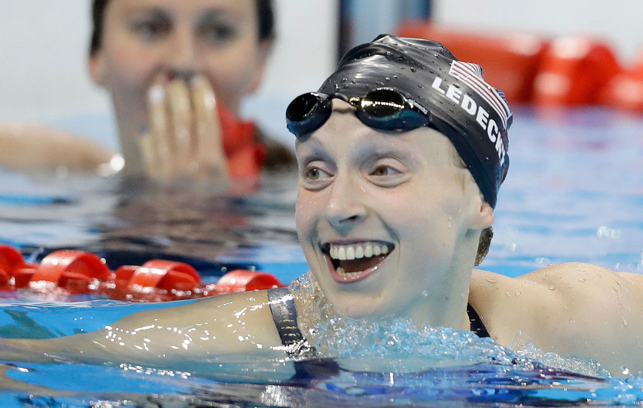 If Katie Ledecky wins the 800 freestyle on Friday, she would complete a sweep of the 200, 400 and 800, something that only Debbie Meyer, in 1968, has ever done. (AP Photo/Michael Sohn)