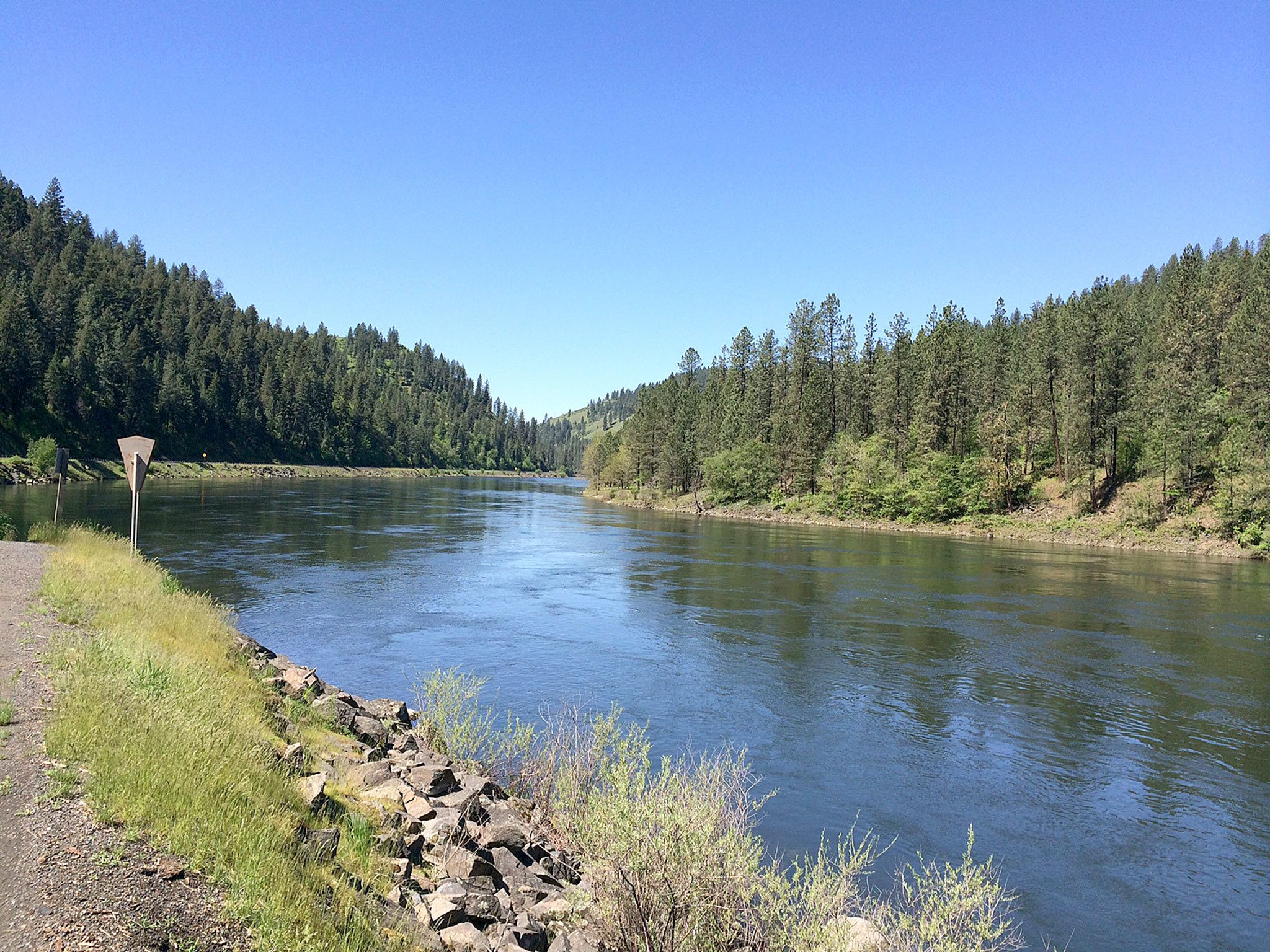 The Clearwater River valley offers beautiful scenery and lots of recreational opportunities. (Gale Fiege / The Herald)