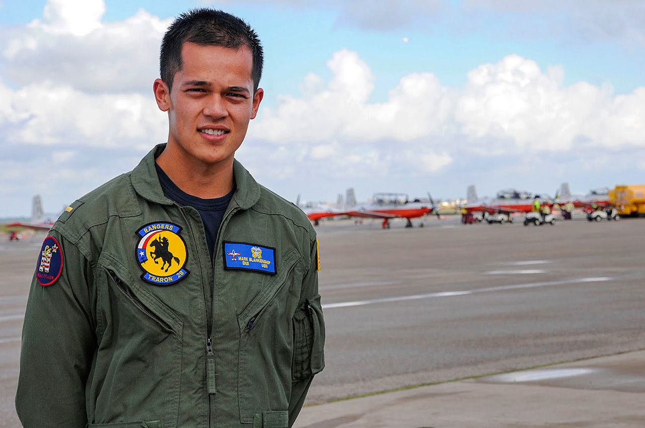 Ensign Mark Blankenship, of Marysville, is a Student Pilot with the “Rangers” Training Squadron (VT-28), based in Corpus, Christi, Texas. (Navy Office of Community Outreach)