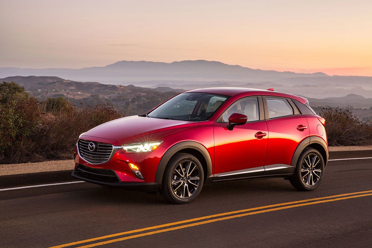 The 2016 CX-3 subcompact crossover SUV is a brand new model from Mazda. (Manufacturer photo)