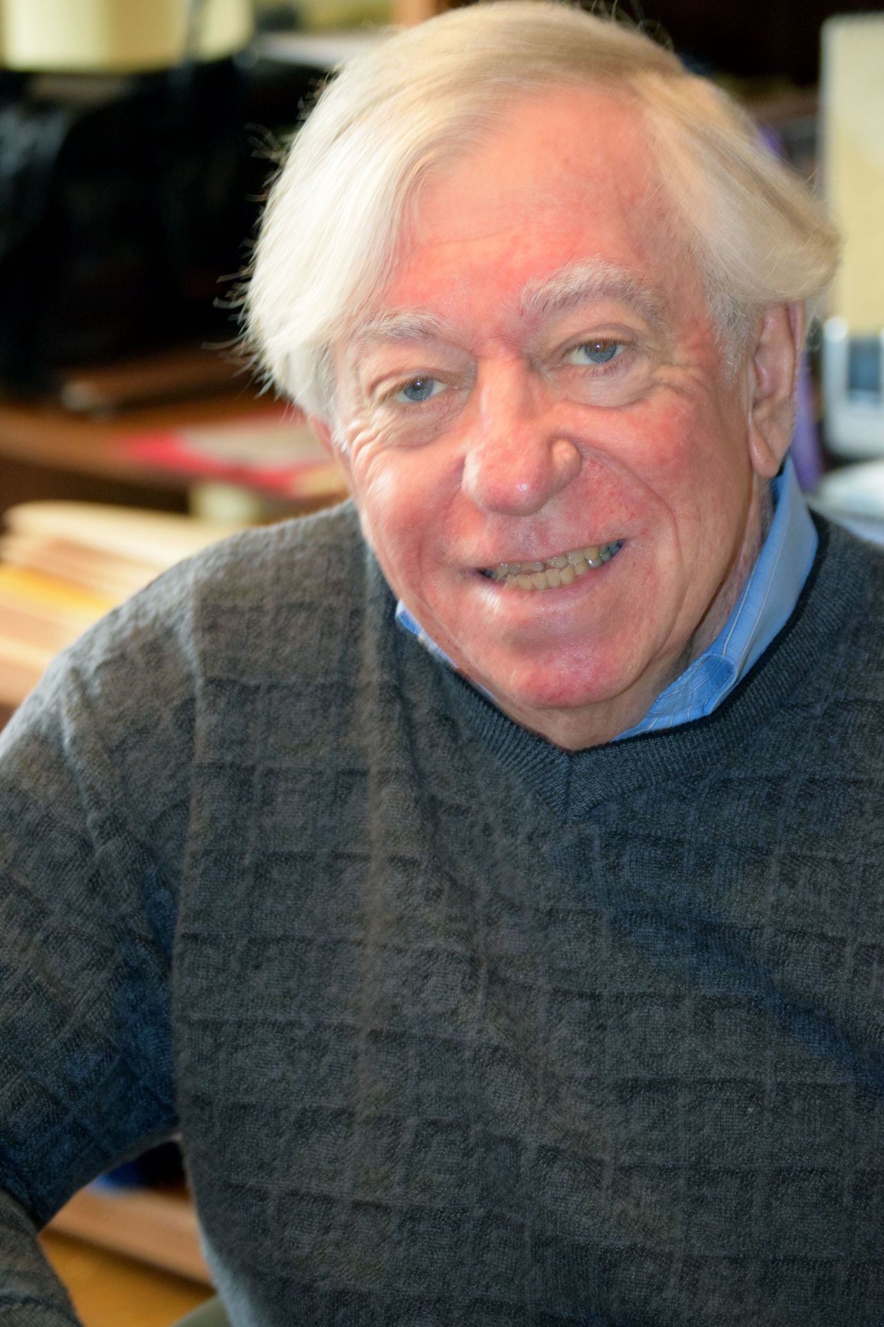 Robert Gordon in his home office, in Evanston, Illinois, in 2015