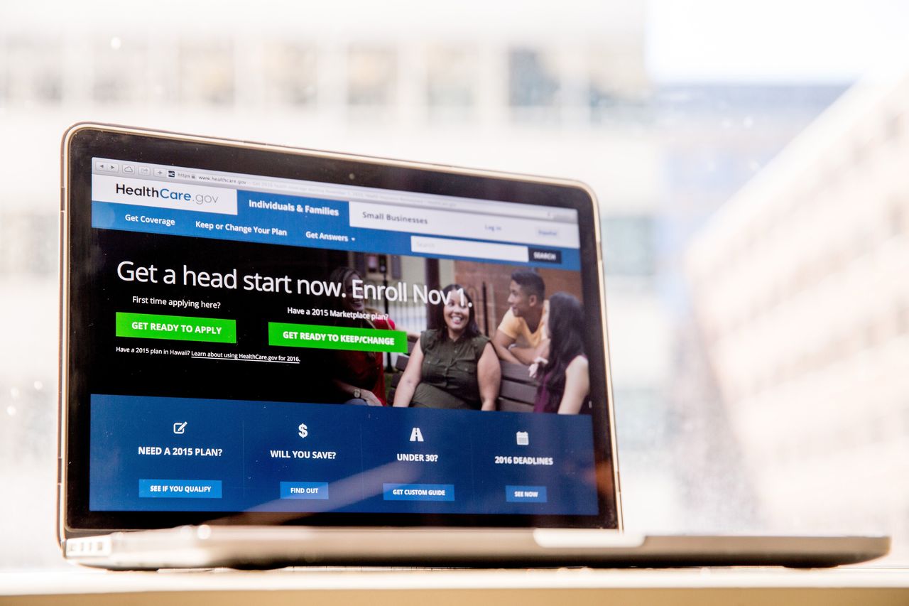 In this Oct. 6, 2015, photo, the HealthCare.gov website, where people can buy health insurance, is displayed on a laptop screen in Washington. Aetna has joined other major health insurers in sounding a warning about the Affordable Care Act’s public insurance exchanges. The nation’s third-largest insurer said Monday that it has been struggling with customers who sign up for coverage outside the ACA’s annual enrollment window and then use a lot of care. This dumps claims on the insurer without providing enough premium revenue to counter those costs.