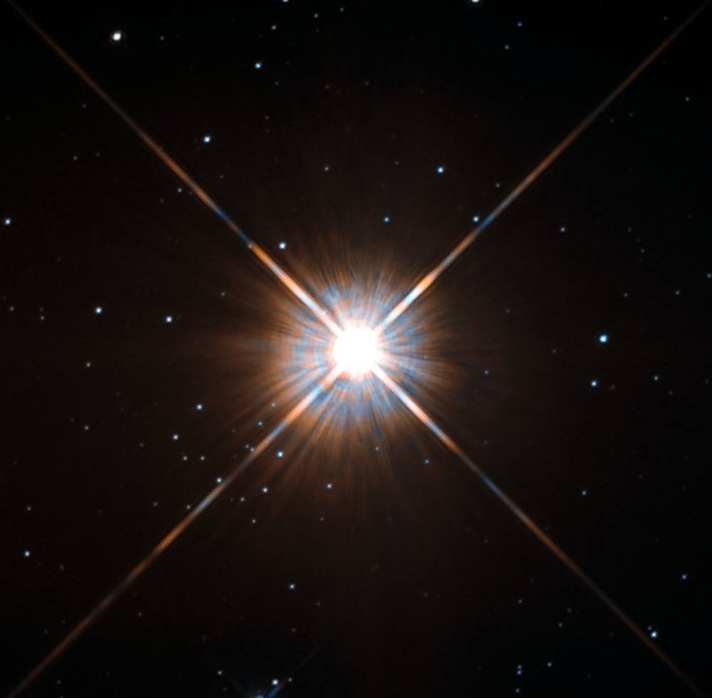 The star Proxima Centauri, part of Alpha Centauri, is our closest neighbor in the solar system.