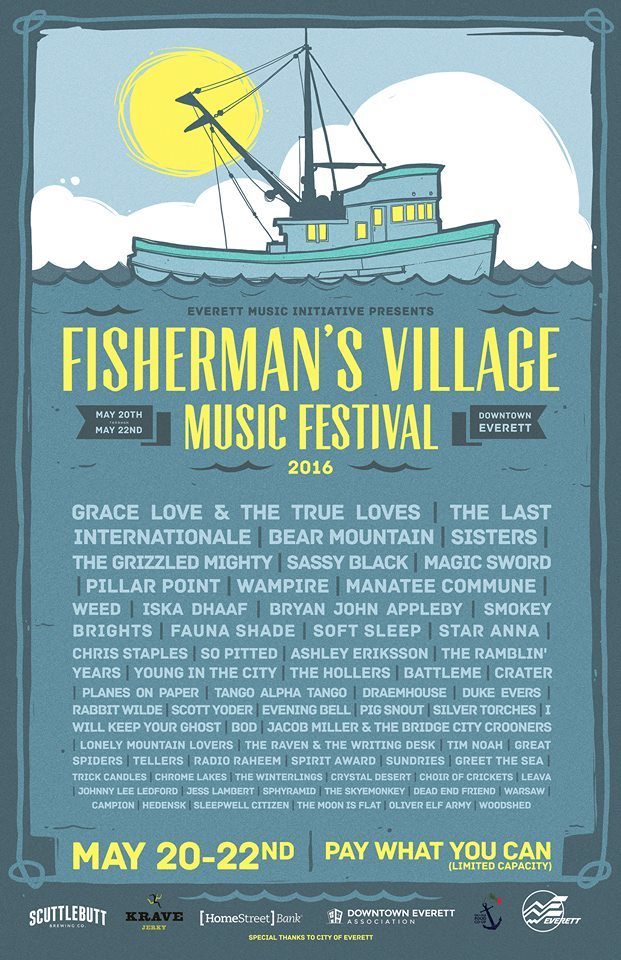 The Fisherman’s Village Music Festival in Everett lineup features Grace Love & The True Loves, The Last Internationale, Bear Mountain, Sisters, The Grizzled Might and more.