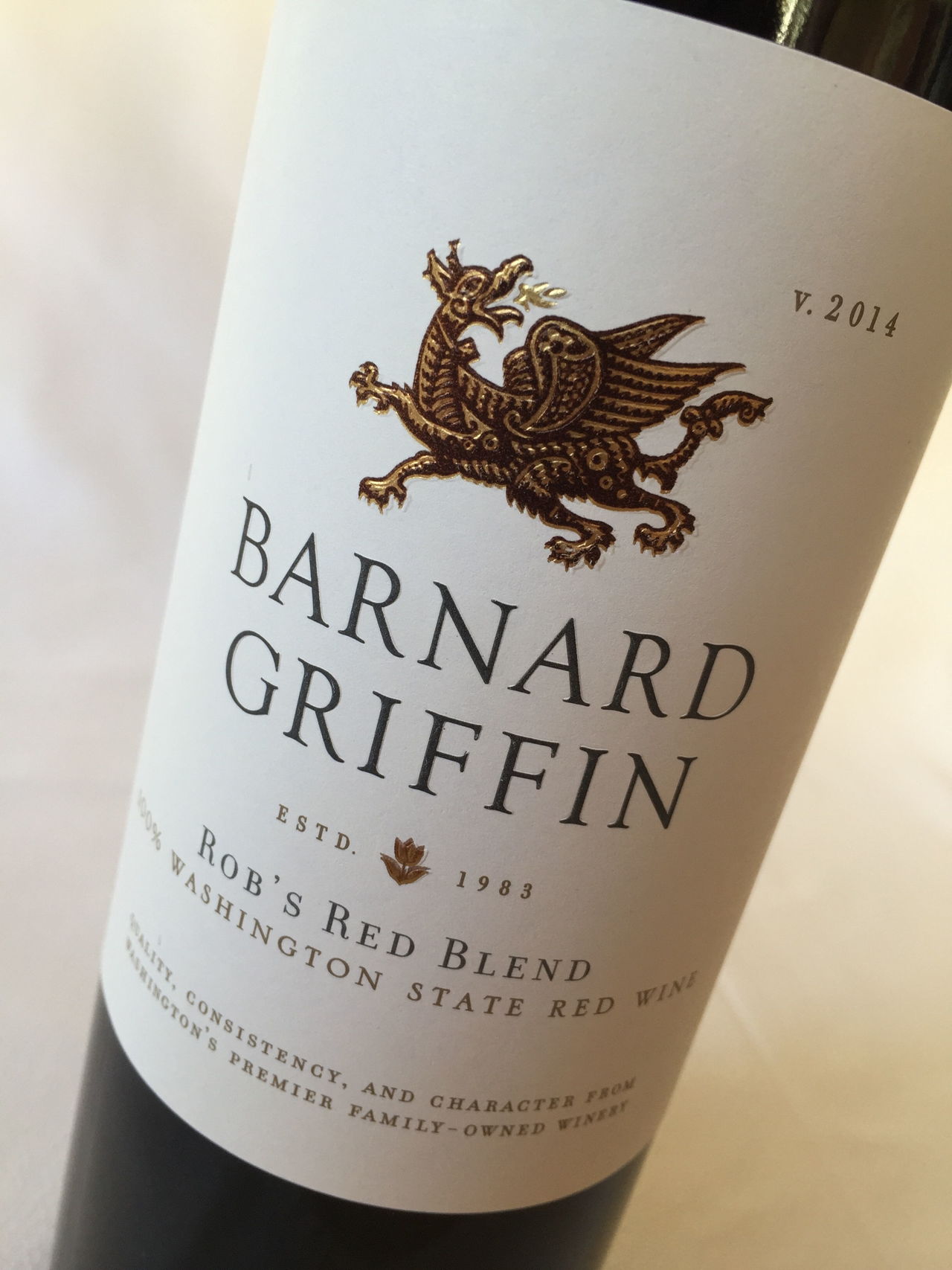 Barnard Griffin’s 2014 Rob’s Red Blend won a double gold medal at the Cascadia Wine Competition.