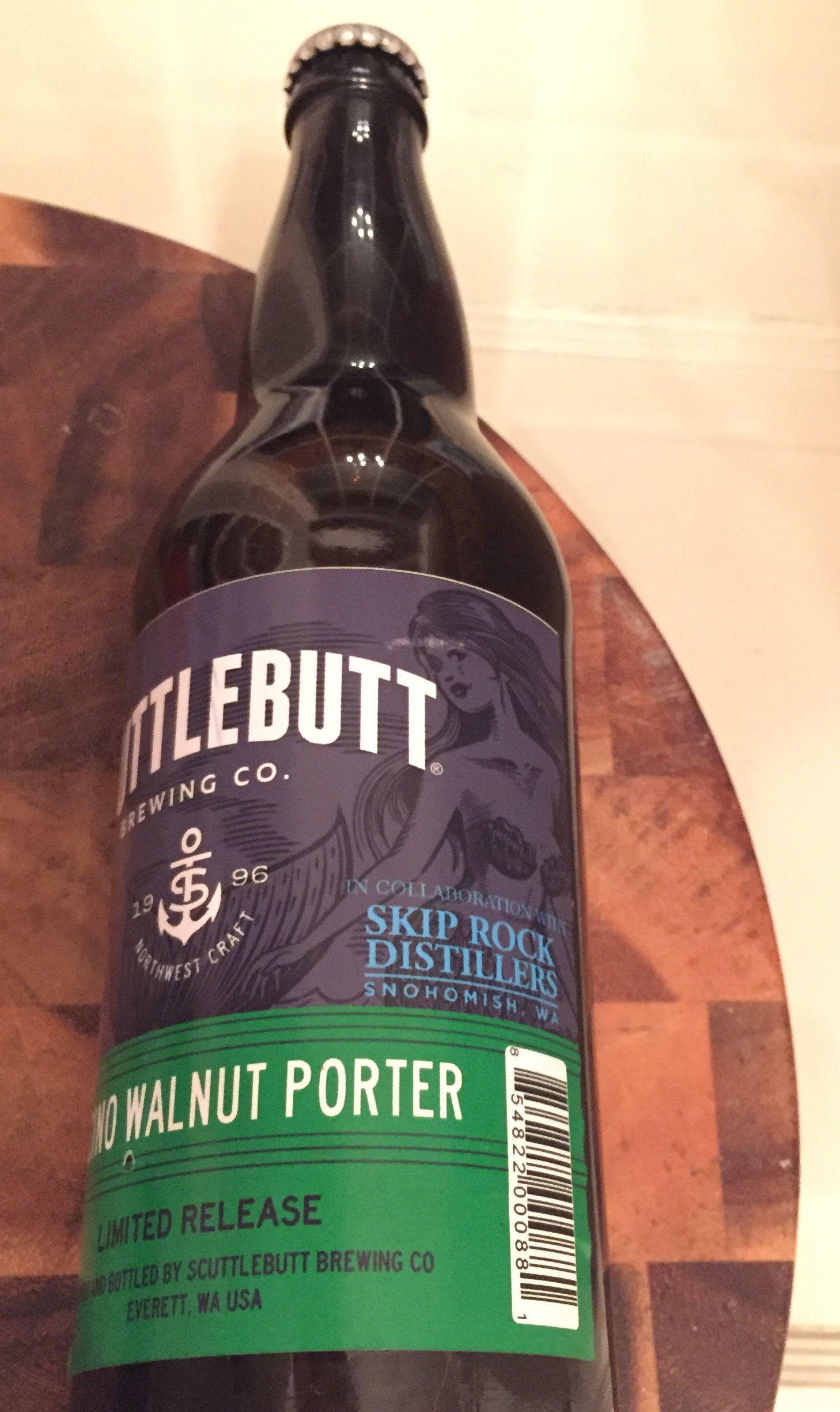 Beer of the week: Nocino Walnut Porter, Scuttlebutt Brewing Company