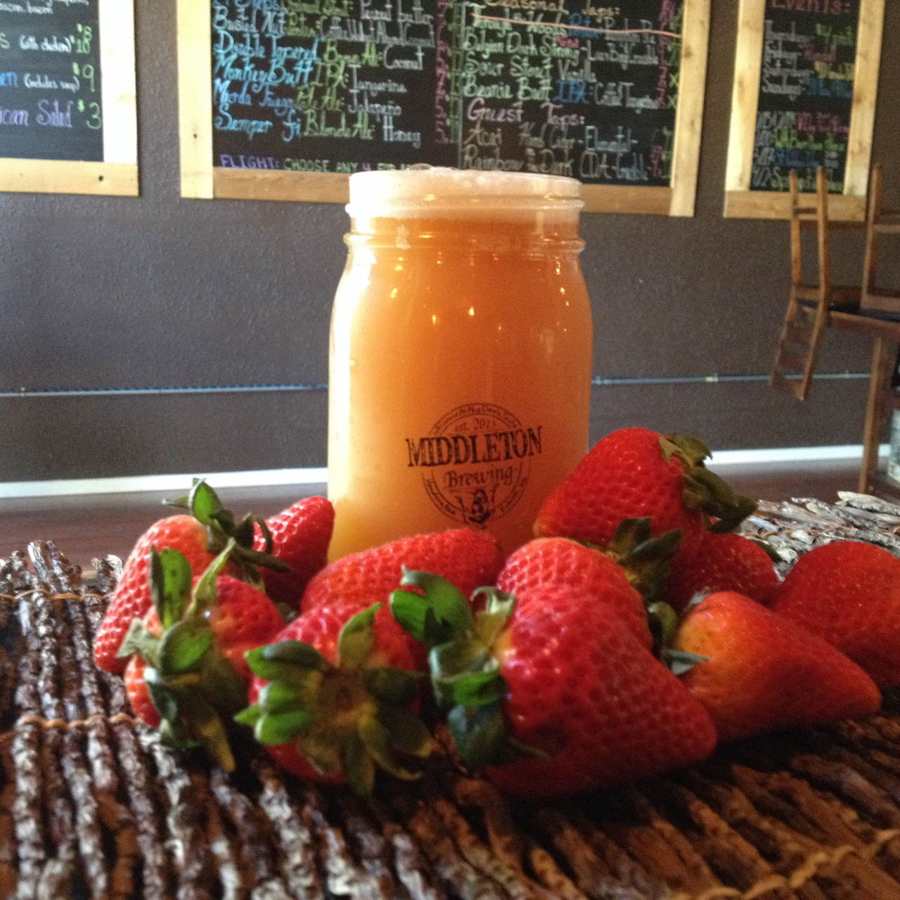 That’s My Jam Strawberry Wheat beer is a new offering from Middleton Brewing in Everett.