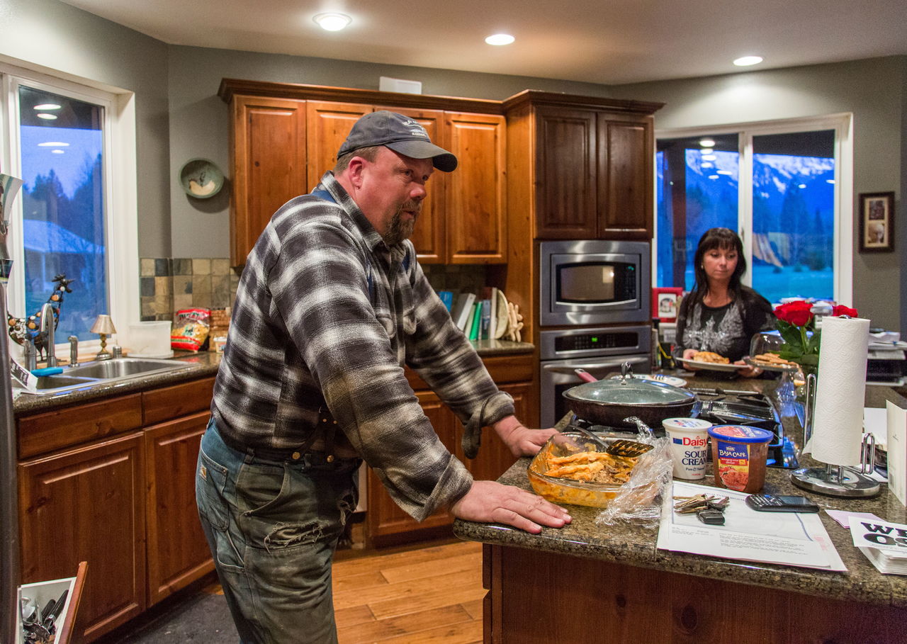 Bob DeYoung with his wife, Julie, worked long days at the site and said the community would never be the same.