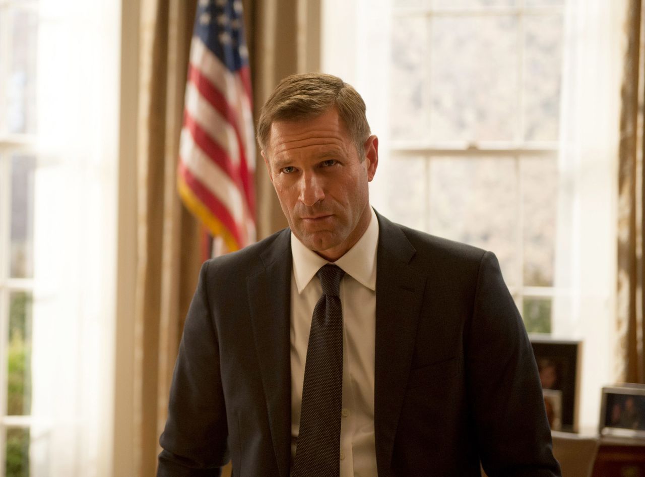 Aaron Eckhart in “London Has Fallen.”