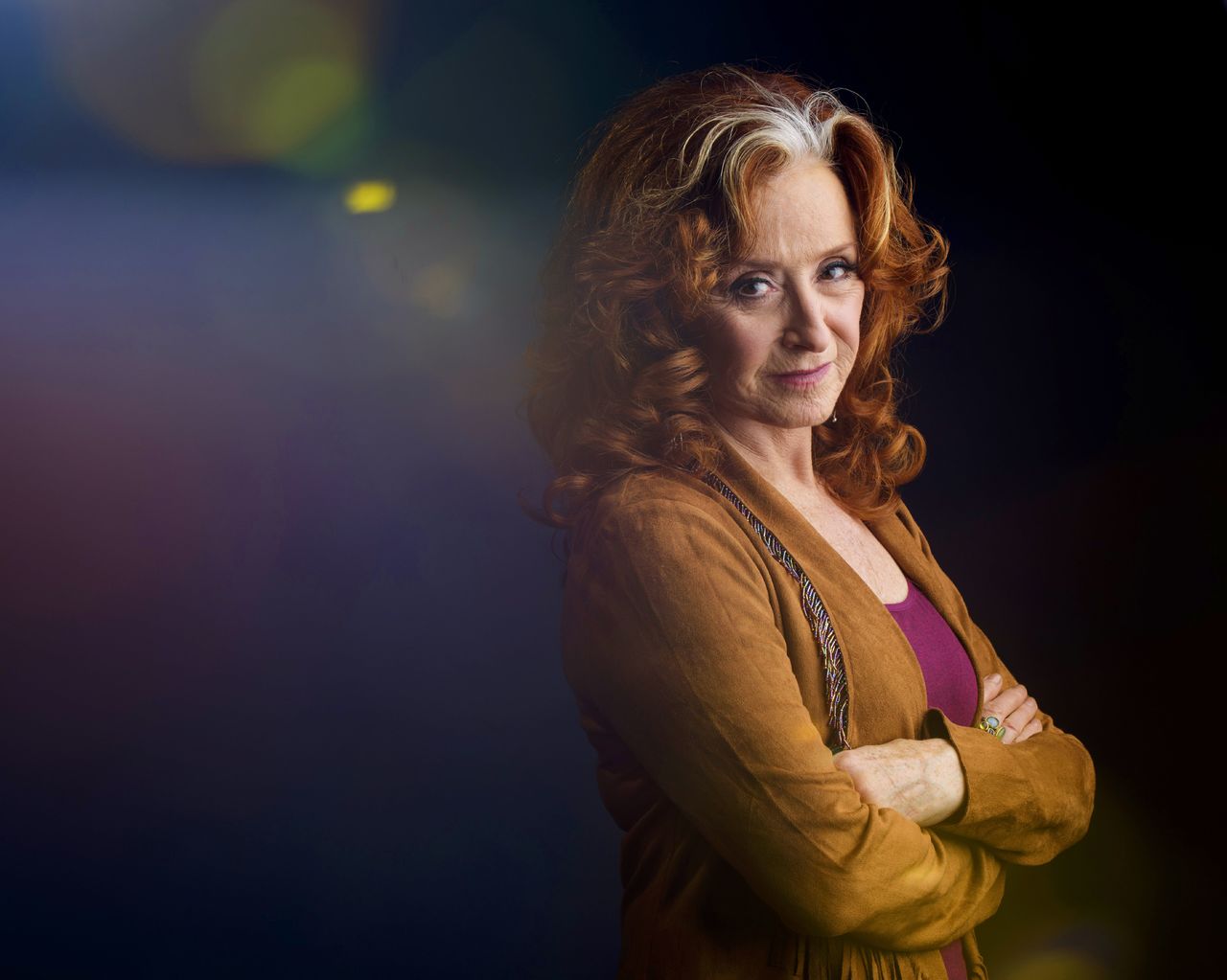 Singer Bonnie Raitt poses for a portrait in New York to promote her new album, “Dig In Deep.”