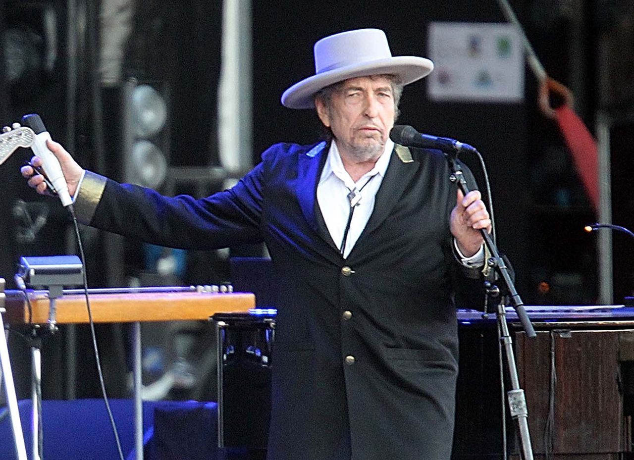 Bob Dylan performs at the “Les Vieilles Charrues” Festival in France on July 22, 2012. The archives of Dylan have been acquired by the George Kaiser Family Foundation and the University of Tulsa and will be permanently housed in Tulsa. Kaiser Foundation director Ken Levit and university President Steadman Upham announced the acquisition Wednesday.