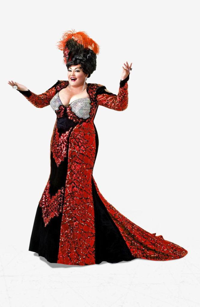 Christine Deaver leads the action, chaos and cabaret in “Be Italian” at Teatro ZinZanni.
