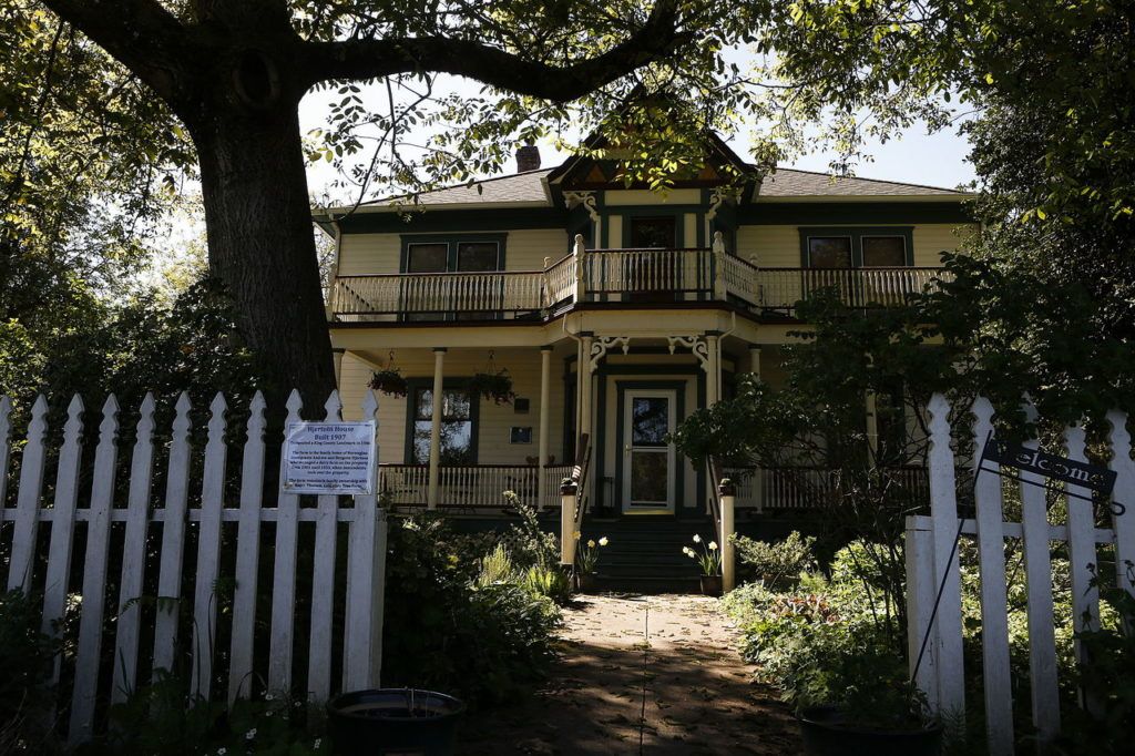 Built in 1907, the Hjertoos House offers a glimpse into Carnation’s dairy history. The property is now home to the Carnation Tree Farm.
